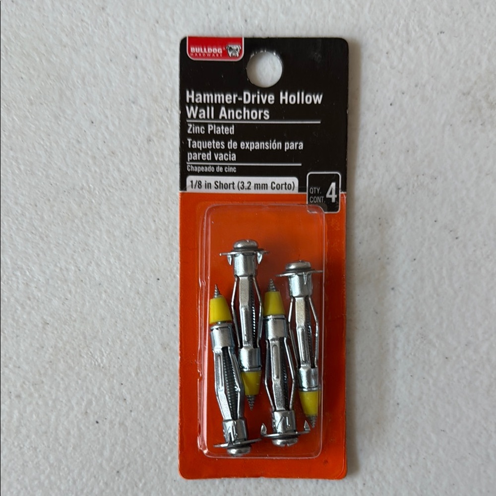 Bulldog Hardware Hammer-Drive Hollow Wall Anchors